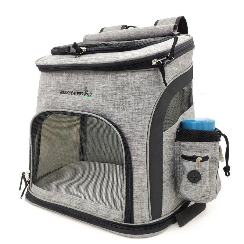 Рюкзак переноска dannyкарл для домашних животных однотонная из ткани Оксфорд