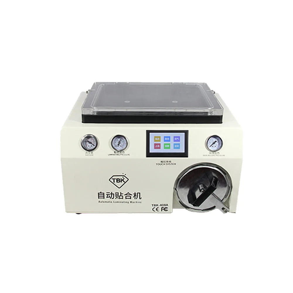 TBK 408A 15 дюймовый вакуумный насос LCD OCA ламинирующая машина дебарбер в одном