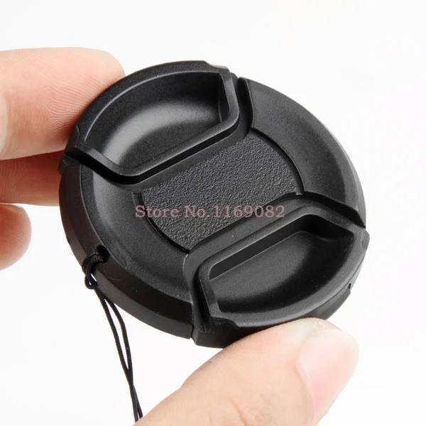 2pcs 37 39 40.5 43 46 49 52 55 58 62 67 72 77 82mm Pinch Snap-On Front Lens Cap cover for | Электроника