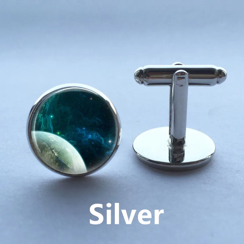 Запонки Луна и облако переносные художественные запонки небесные ювелирные