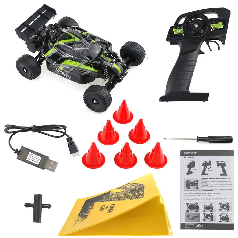 OCDAY 1/32 RC автомобиль 2 4 GHz гоночный гусеничный амортизатор 12 км/ч высокоскоростной