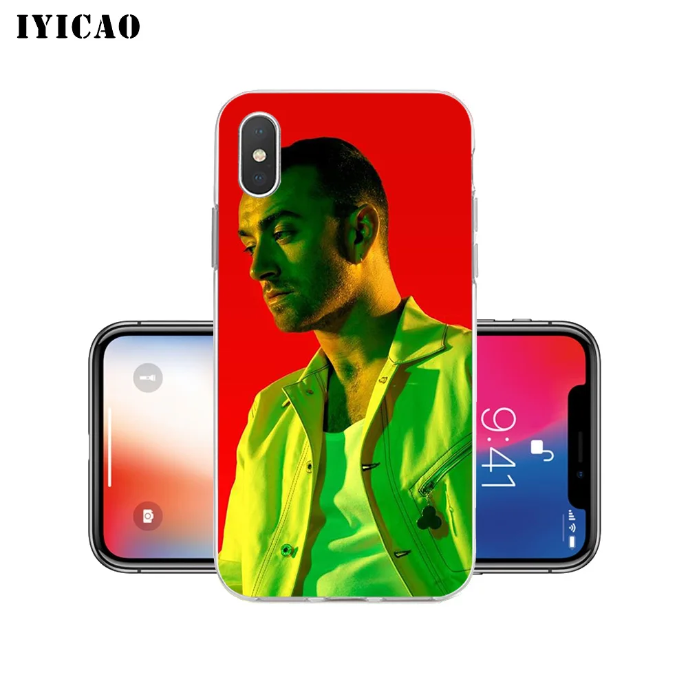 IYICAO Sam Smith Мягкий силиконовый чехол для телефона iPhone X XR XS MAX 6 6s 7 8 Plus 5 5S SE TPU |
