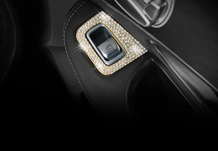 

Car styling Window Lift Button Frame Trim Kit For Mercedes Benz C Class W205 GLC X253 201-2018 LHD