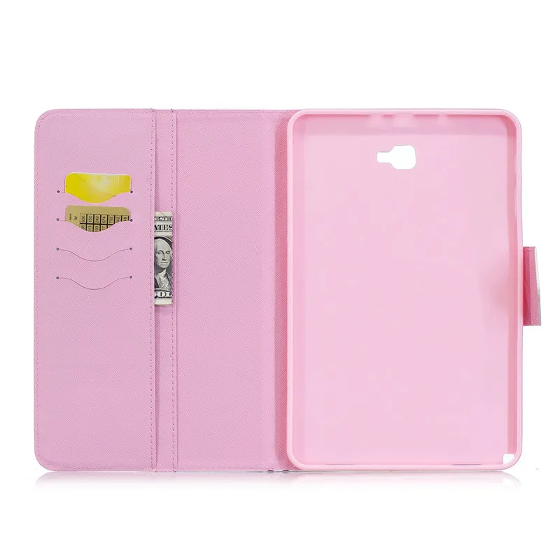Кожаный чехол Wekays для samsung Tab A6 с мультяшным котом для samsung Galaxy Tab A6 A 6 10,1 SM-P580 P585 чехол для планшета