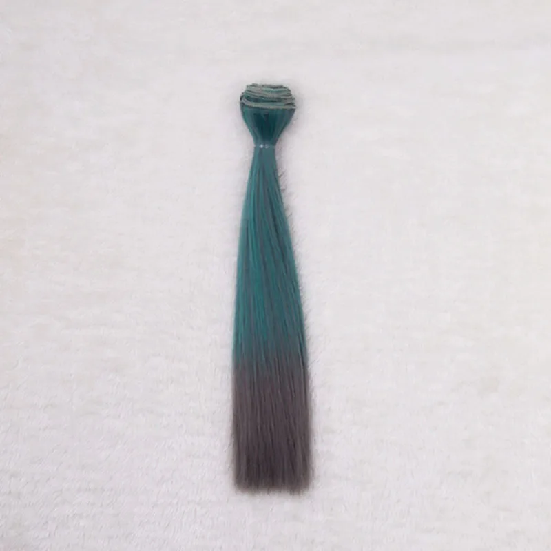 25cm straight hairpieces gradient color hairs doll wig for 1/3 1/4 1/6 BJD DD Chole Wigs handmade Fapai wigs | Игрушки и хобби