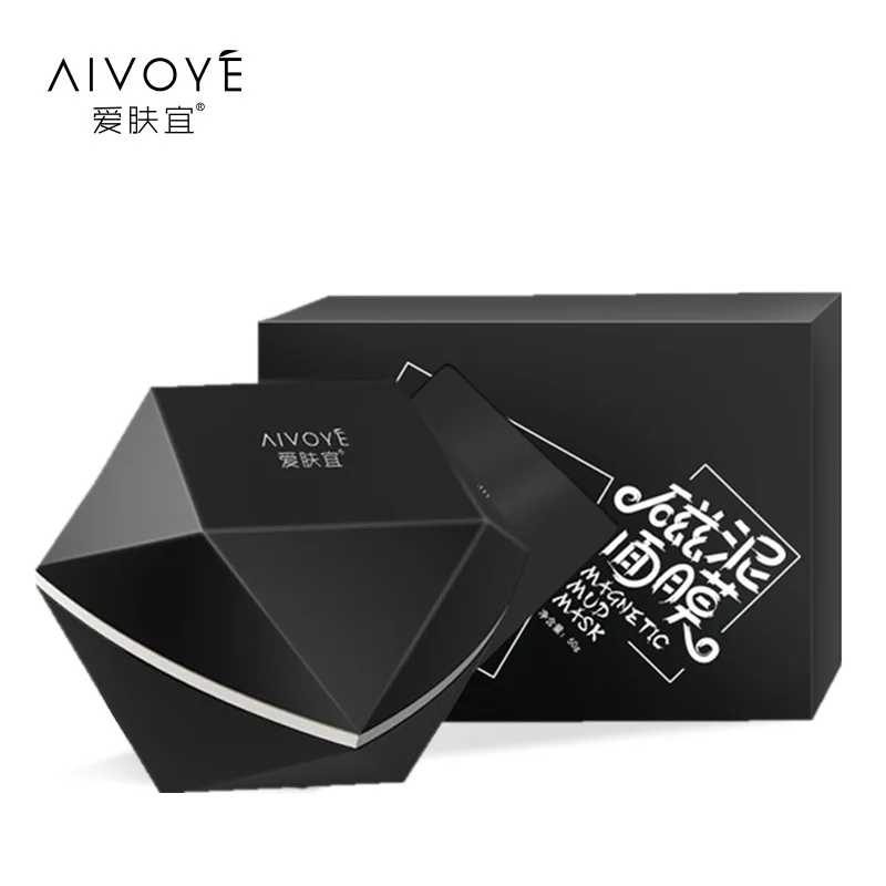 AIVOYE маска для лица с магнитной пленкой, грязевая магнетитовая маска с магнитными стержнями, Подтягивающая кожу, увлажняющая, контроль жирности, минеральная эссенция
