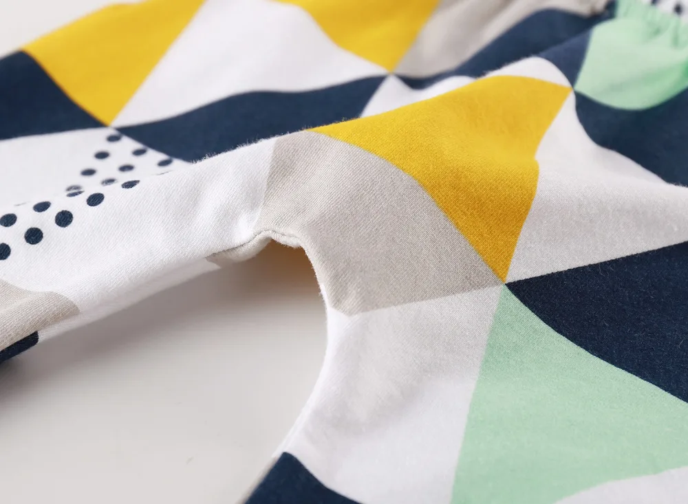 Летняя одежда для новорожденных мальчиков детская малышей хлопковая футболка с