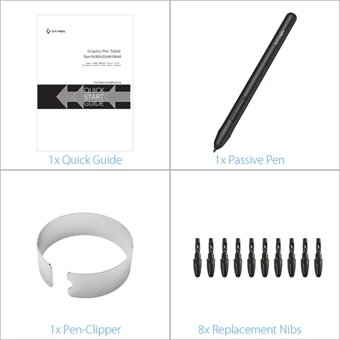 XP-Pen Star G430S Цифровой планшет 4х3 дюйма