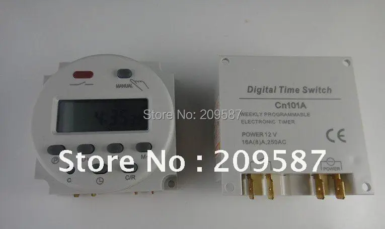 12 В постоянного тока Программируемый таймер реле времени 16А|timer module|relay bandtimer prices |