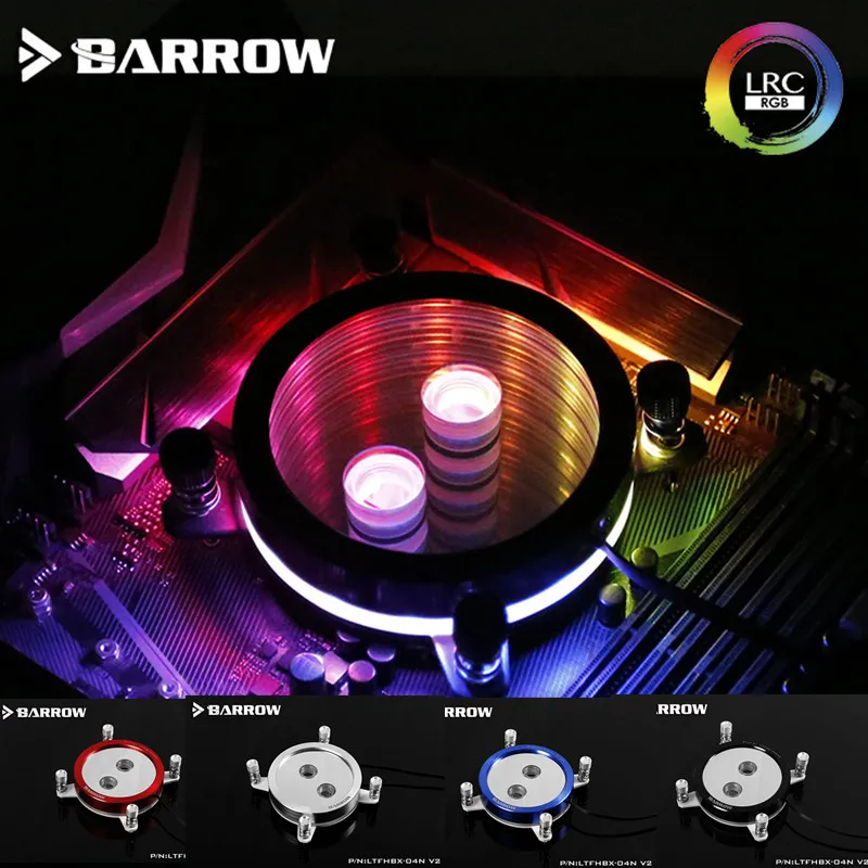 Barrow для процессора Intel 2011/X99/X299 зеркальные водные блоки Extreme LRC RGB v2 акриловая