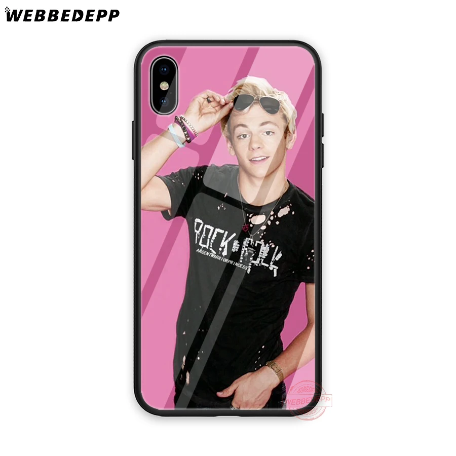 WEBBEDEPP Ross Lynch R5 Band Tempered Glass Phone Case for Apple iPhone XS Max XR X 8 7 6S Plus 5S SE | Мобильные телефоны и
