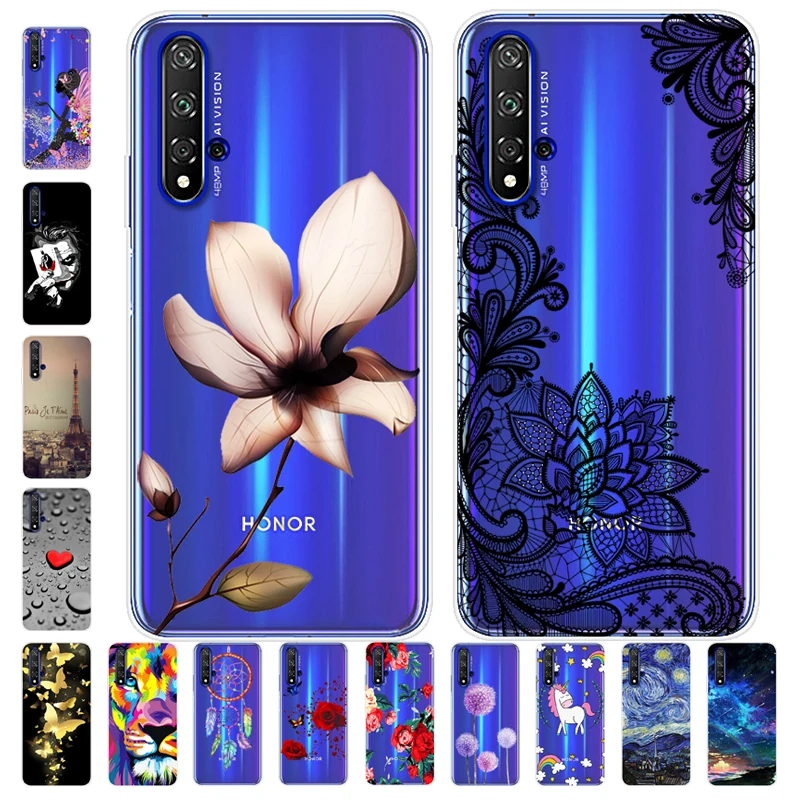Мультяшный чехол для Huawei Honor 20, чехол для Honor 20, Мягкая силиконовая задняя крышка, чехол для телефона Huawei Honor 20 lite Honor20 Pro