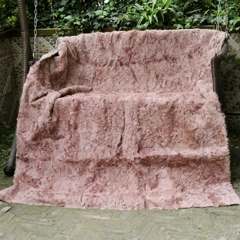 CX D 50A одеяло из натуральной овечьей шерсти для постельного белья|a blanket|throw blanketfur