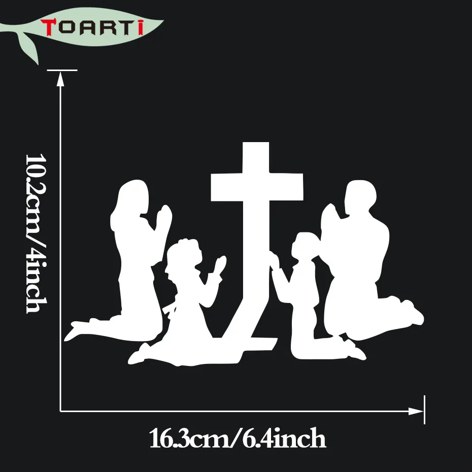Виниловые наклейки для автомобиля с надписью Family mouly at the Cross Western Religion Jesus Devil God Car