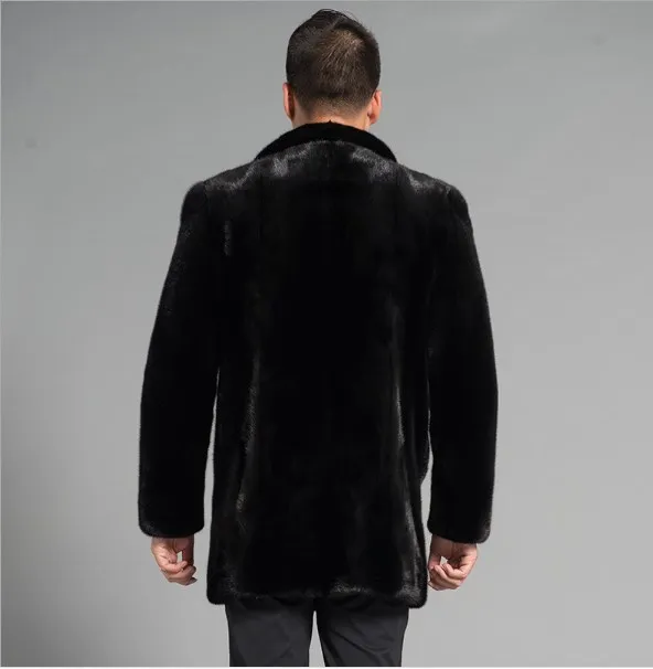S 6XL большие размеры высокое качество винтажное черное пальто 2019 мужское толстое