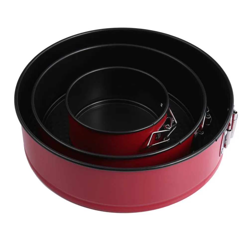 4/7/9 дюймов Круглая форма сердца с антипригарным покрытием разъемная для торта