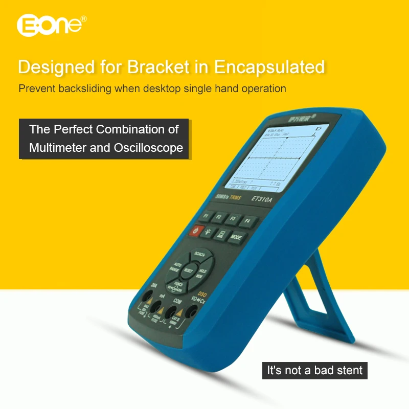 Eone ET310A 3 в одном цифровом осциллографе мультиметры Осциллограф Usb цифровой осциллограф 2,0 Обновление Портативный профессиональный светодиодный