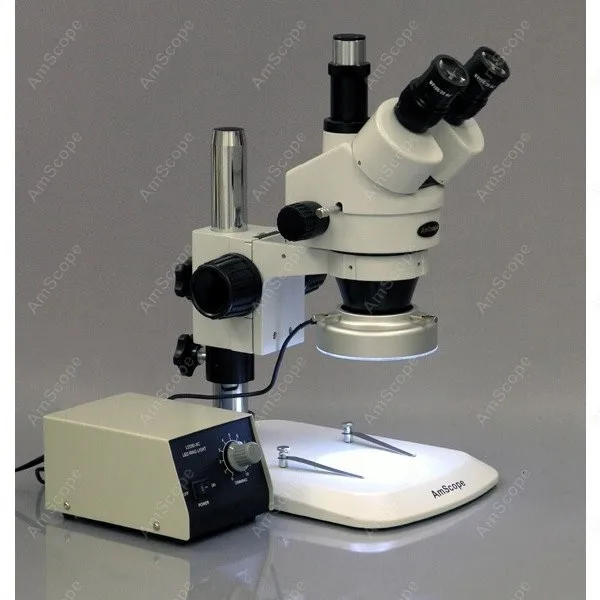 Стерео зум микроскоп -- AmScope поставляет 3.5X-90X Зум МИКРОСКОП w Алюминиевый 80-LED свет +