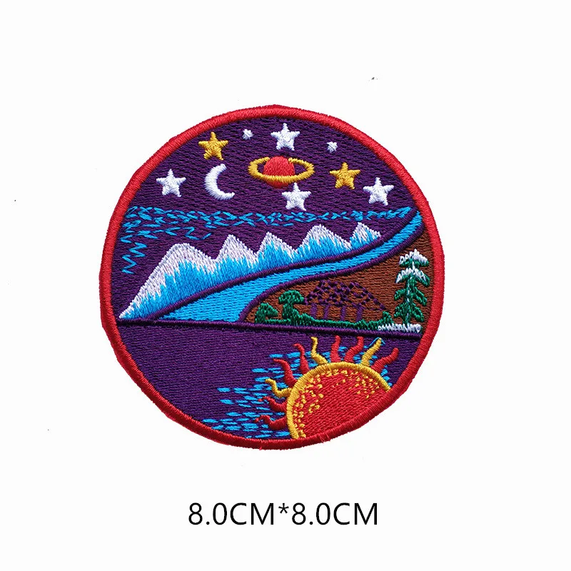 1 шт. смешанные модные нашивки для одежды с железом на вышитой аппликацией милые нашивки эмблема на ткани одежда аксессуары-15 - Цвет: ZD22