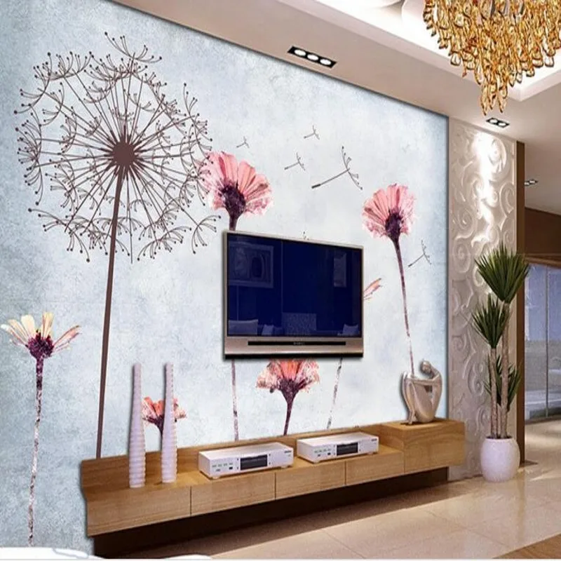 Wellyu пользовательские большие фрески ручная роспись ностальгия простой