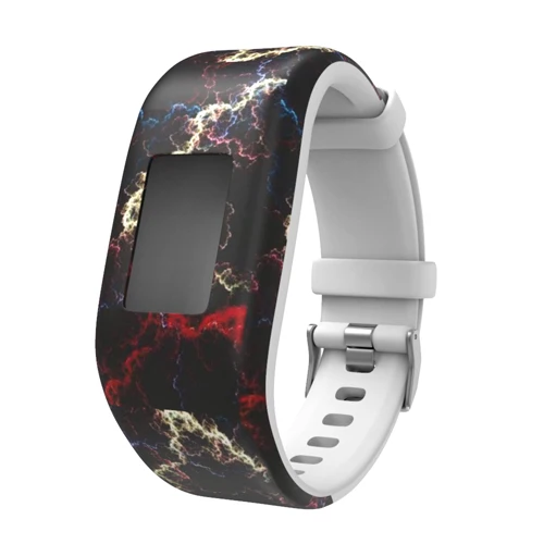Белый Сменный силиконовый ремешок для наручных часов Garmin Vivofit 3/Vivofit JR 2 - Цвет: Белый