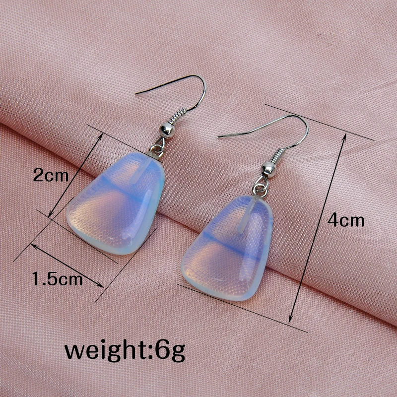 Модные ювелирные изделия ярко голубые блестящие серьги подвески для женщин