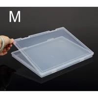 a4 plastic folders study document wallet folders clear box file organizer a4 stationery cases transparent document holder a4
