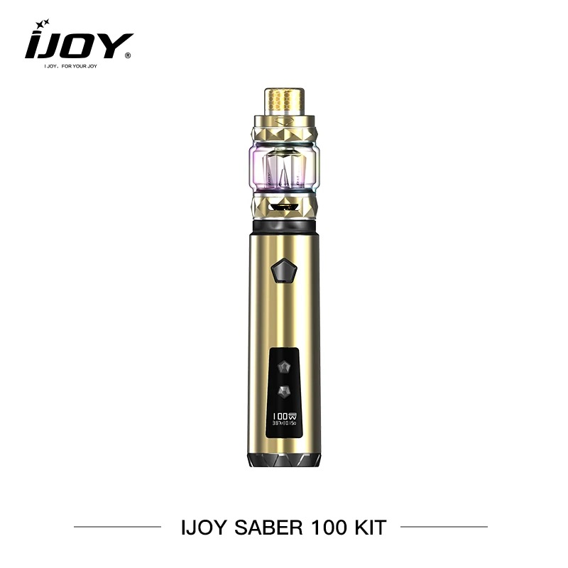 IJOY Saber 100 Вт комплект 20700 батарея Vape ручка с бриллиантом Sub Ом Танк испаритель OLED