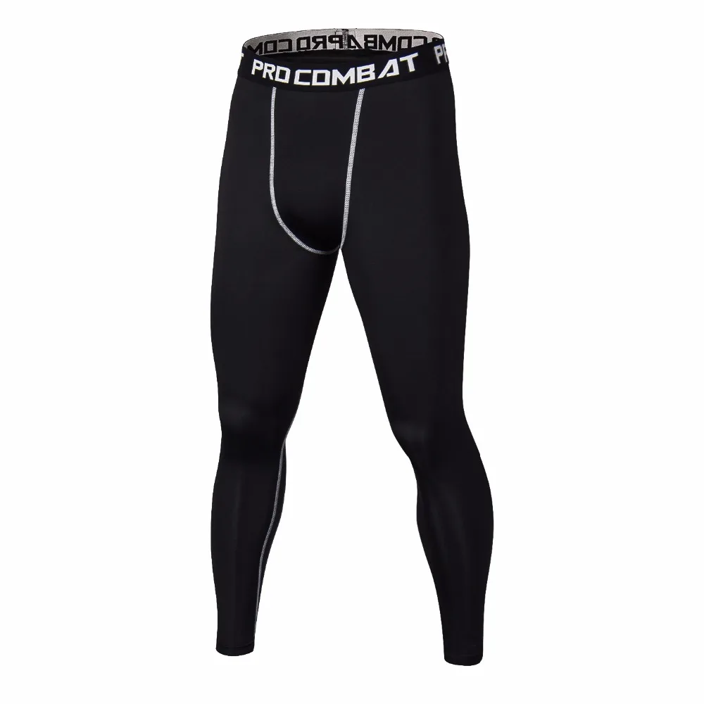 MC11 Pants Новейшая модель; однотонного черного цвета Фитнес сжатия Футболка Для мужчин с длинным рукавом ММА Облегающая рубашка Леггинсы базовый Слои плотный комплект - Цвет: MC11 Pants