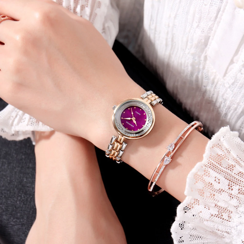 Hot Selling Women Watches Brand New Diamond Bracelet Female Quartz Watch for Woman High Quality Pink Gold WristWatch Reloj Mujer | Наручные