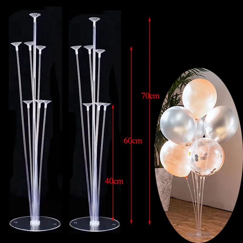 2set Balloon Stand A День Святого Валентина свадьба украшение стола подставка для воздушных шаров держатель колонна День Рождения шар палочка украшение для свадьбы дня рождения - Цвет: 2set Balloon Stand A