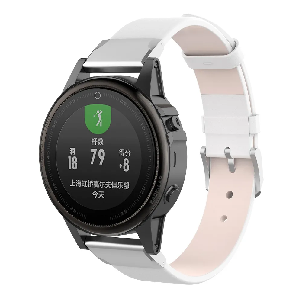 3 In1 Quick Fit Браслет ремешок для смарт-часов Garmin Fenix 5s группа кожаный часов + Экран