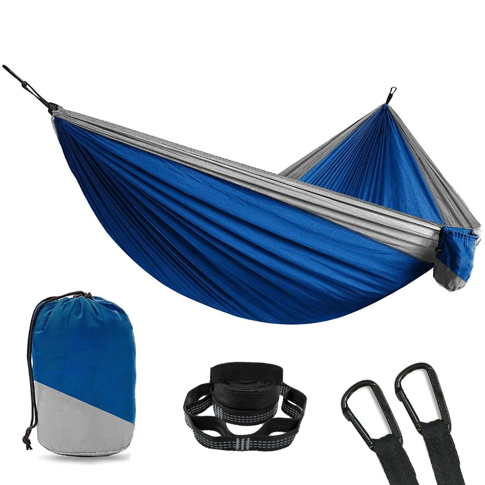 Ultralight Double Person Camping Hammock Survival Garden Hunting Leisure Travel Portable Parachute Hammocks Adventure Hamac | Мебель