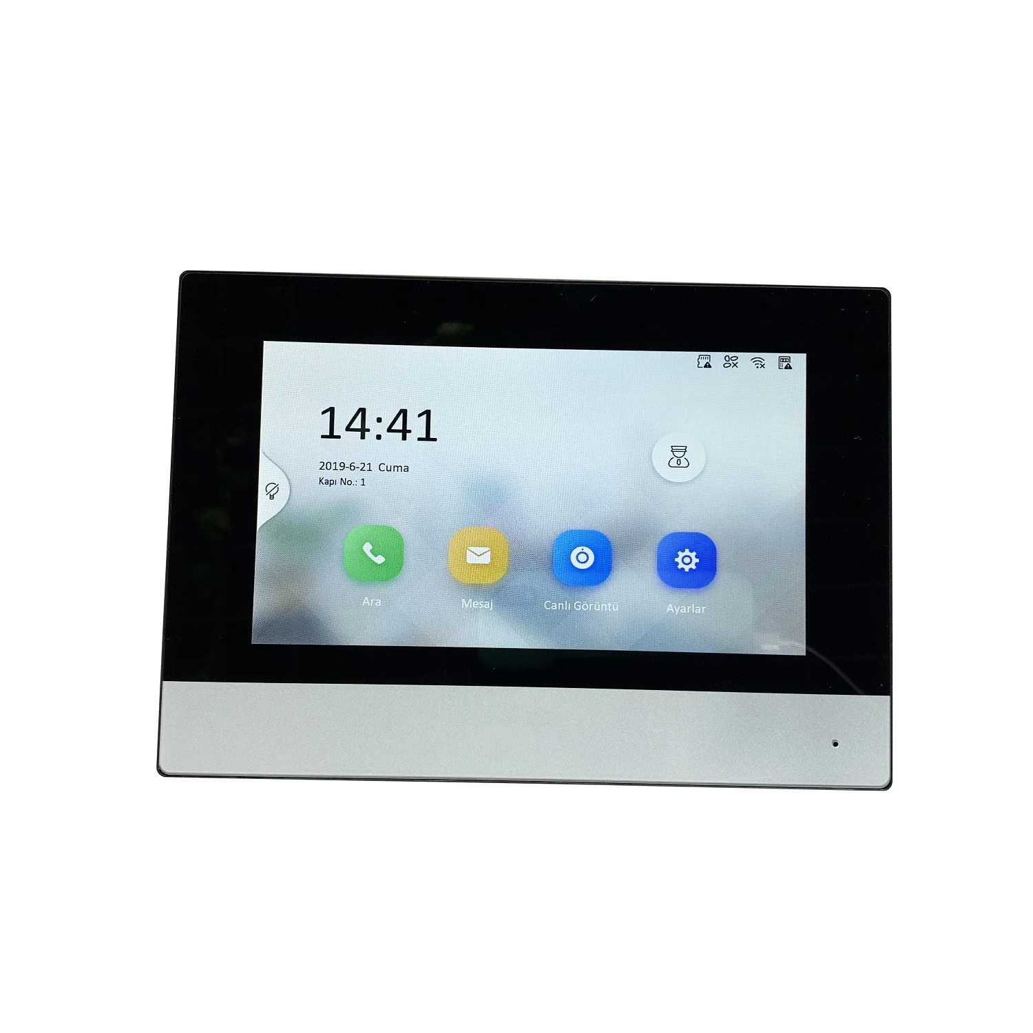 HIK оригинальная международная версия многоязычный DS-KH6320-WTE1 внутренний монитор, 802.3af POE, приложение Hik-подключение, WiFi, видеодомофон