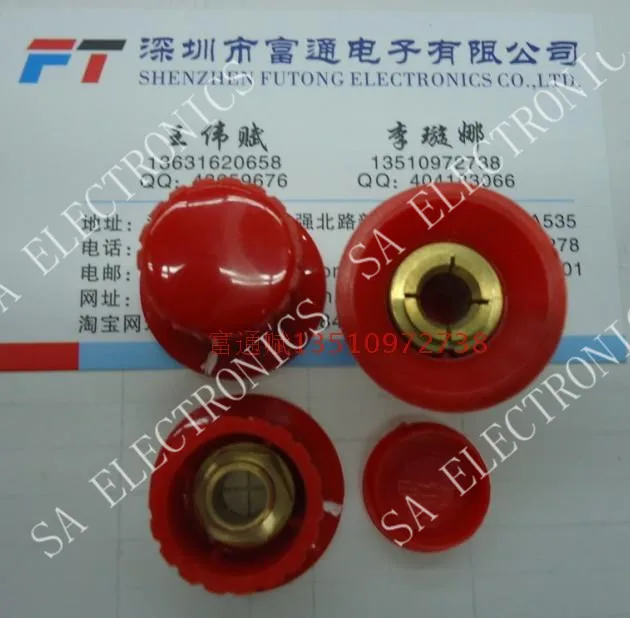 [BELLA]Potentiometer knob plastic cap KYP25-18-6J band switch D -shaped shaft universal round 100% praise--100PCS/LOT | Обустройство
