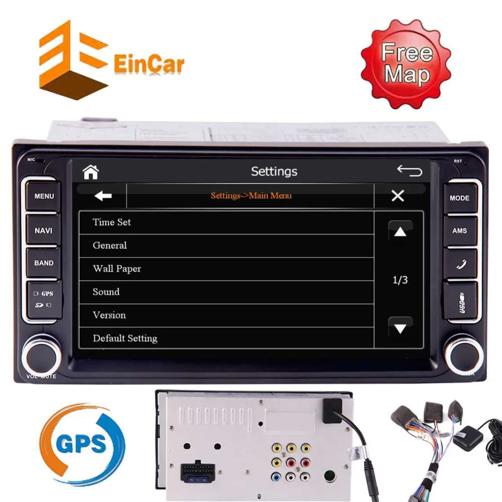 Автомобильная стерео радио Поддержка Mirror Link/MP5/TF/USB/AUX/Cam IN + карта памяти 8 Гб в