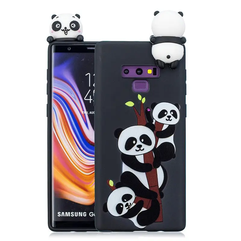 Painted Case For Samsung Galaxy Note 8 9 Protective Shell 3D Cute Silicone Back Cover Soft phone accessories |