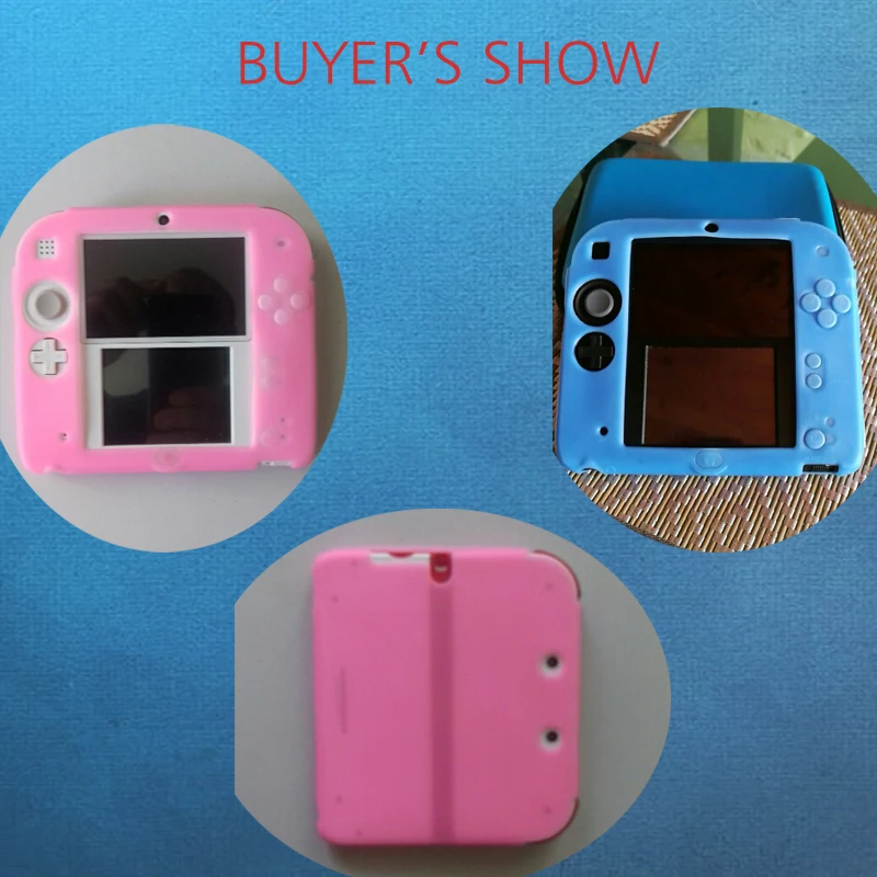Силиконовый чехол для nintendo 2DS ультра тонкая мягкая резина, силикон, чехол для 2DS аксессуары гелевый защитный чехол 5 цветов