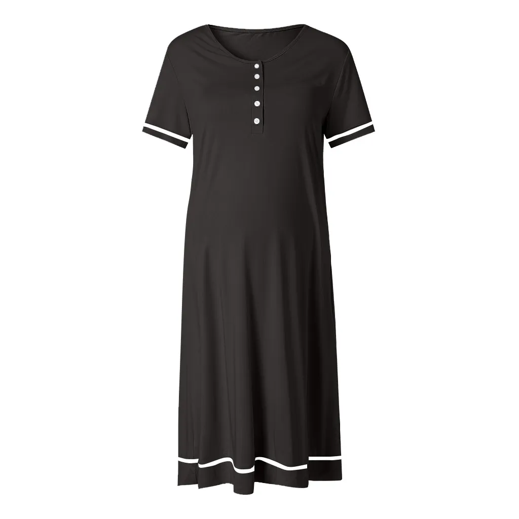 Maternity Nursing Delivery Nightgowns Tracksuit Breastfeeding Gown Dress Pregnancy Summer ropa Embarazada | Мать и ребенок