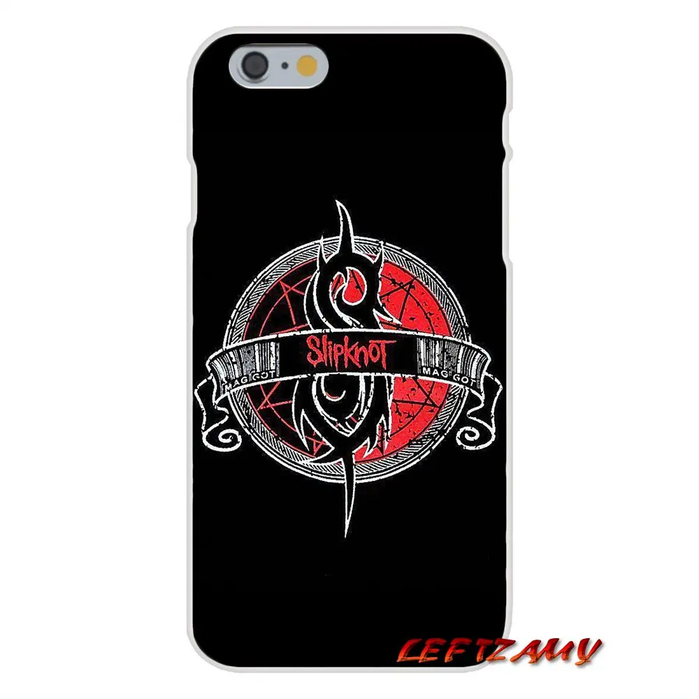 Тяжелый металл группа Slipknot для iPhone X 4 4s 5 5S 5C SE 6 S 7 8 Plus Аксессуары чехлы телефонов |
