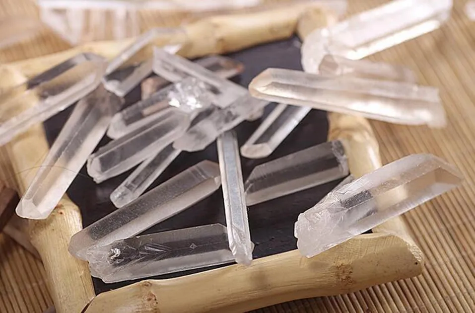 100 г Clear Кварцевый Точка размагничивания Исцеление Кристалл Кулон DIY ремесел