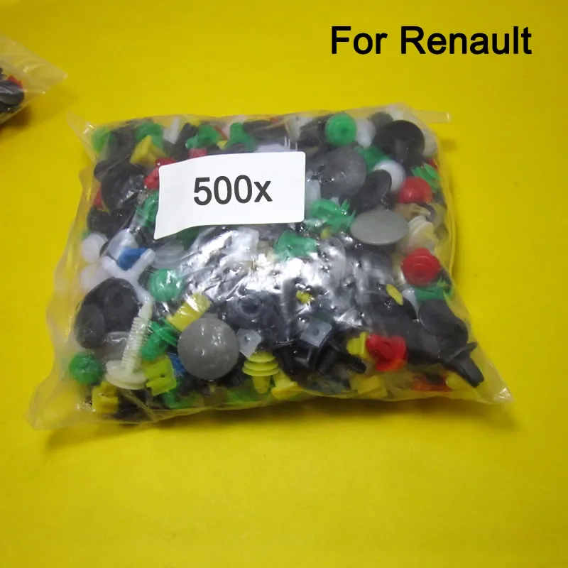 500x автомобильный пластиковый кабельный зажим для Renault Talisman Teddy Twizy Vel Satis Wind Zoe | Клипсы и зажимы для авто -32845945019