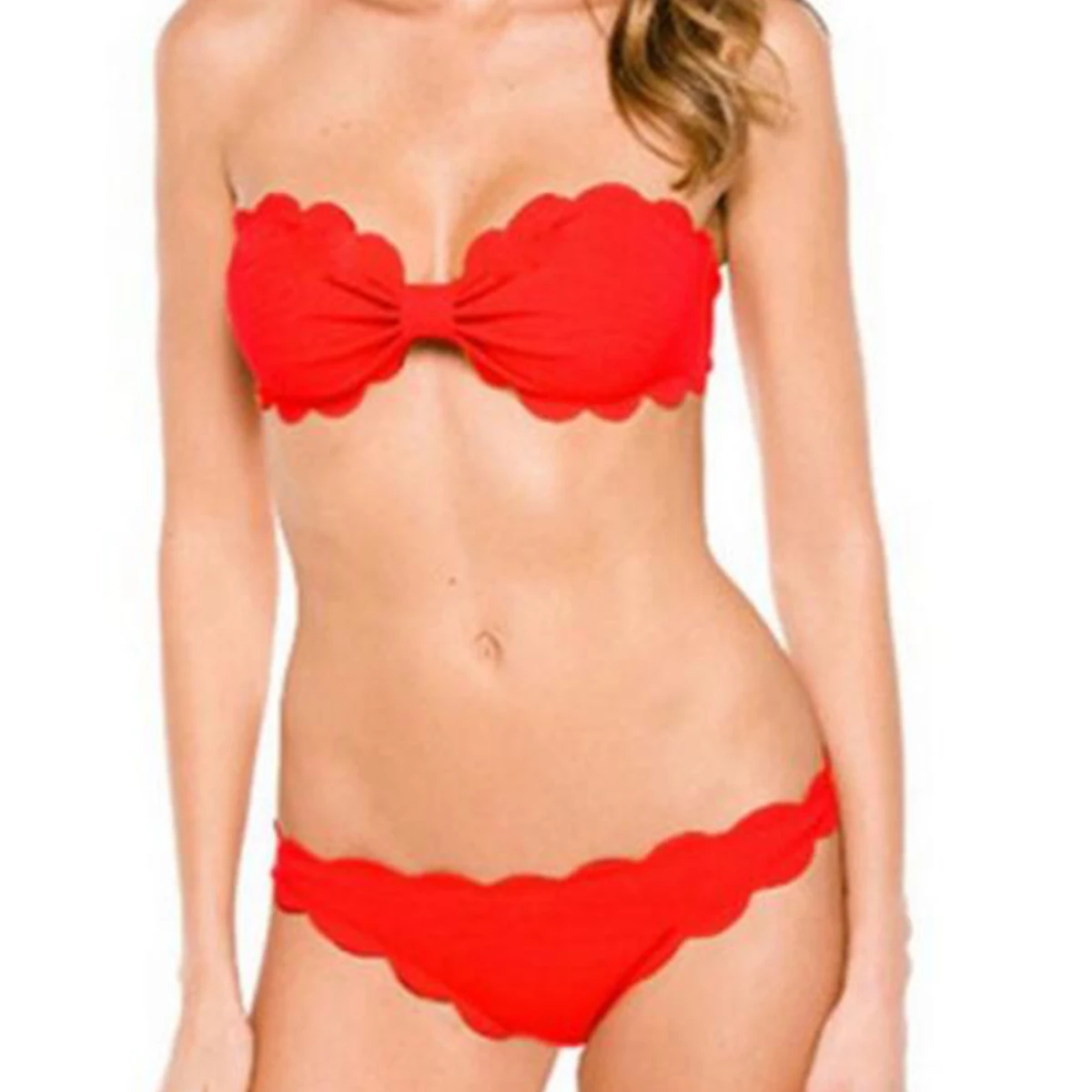 Women's Sexy Solid Crop Weave Beachwear Swimsuits Bikinis Sets Biquini Suits Tankini swimwear 2017 |