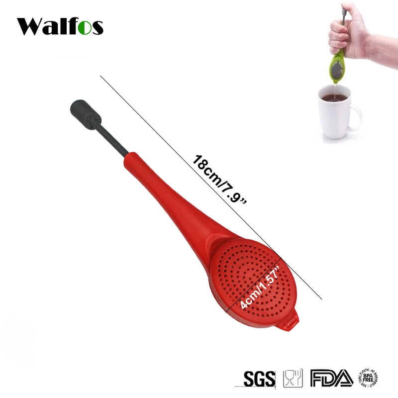 Walfos, здоровый вкус, полный чай для заварки, пищевой пластик, чай и кофе, Straine, лидер продаж