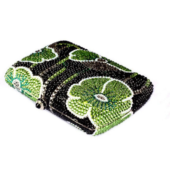 

Luxury Rhinestone Women Evening Clutch Bags Flower Fashion PLAIN Clutches Rhinestone Crystal Clutch Bag for Female Hangbag bag