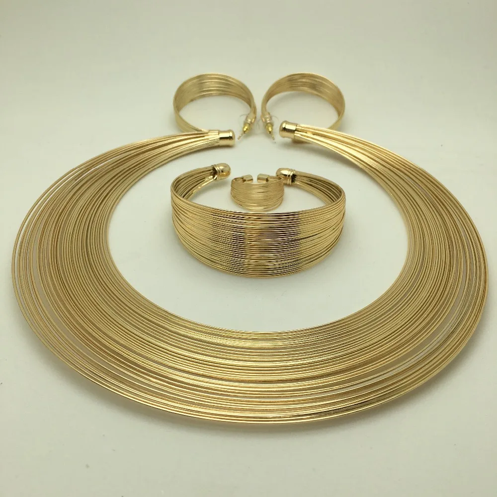 Набор ювелирных украшений BAUS Эритрея Дубай индийская лампа Эфиопский золотой