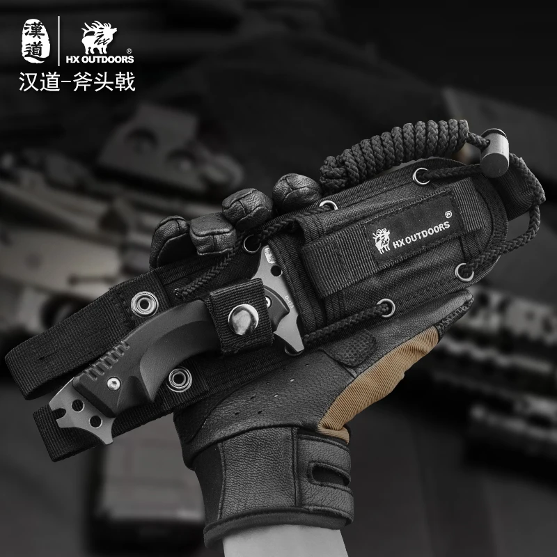 HX Открытый Топор вилка фиксированный нож для выживания ganzo охотничий инструмент
