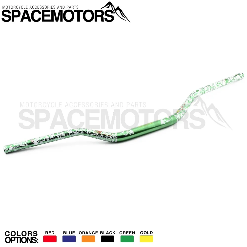 Gold Mulisha 1-1/" fatbar руль 28 мм moto cross enduro pitbike dirtbike ручка RMX DR DRZ RM JR 85 125 200 250 400 650