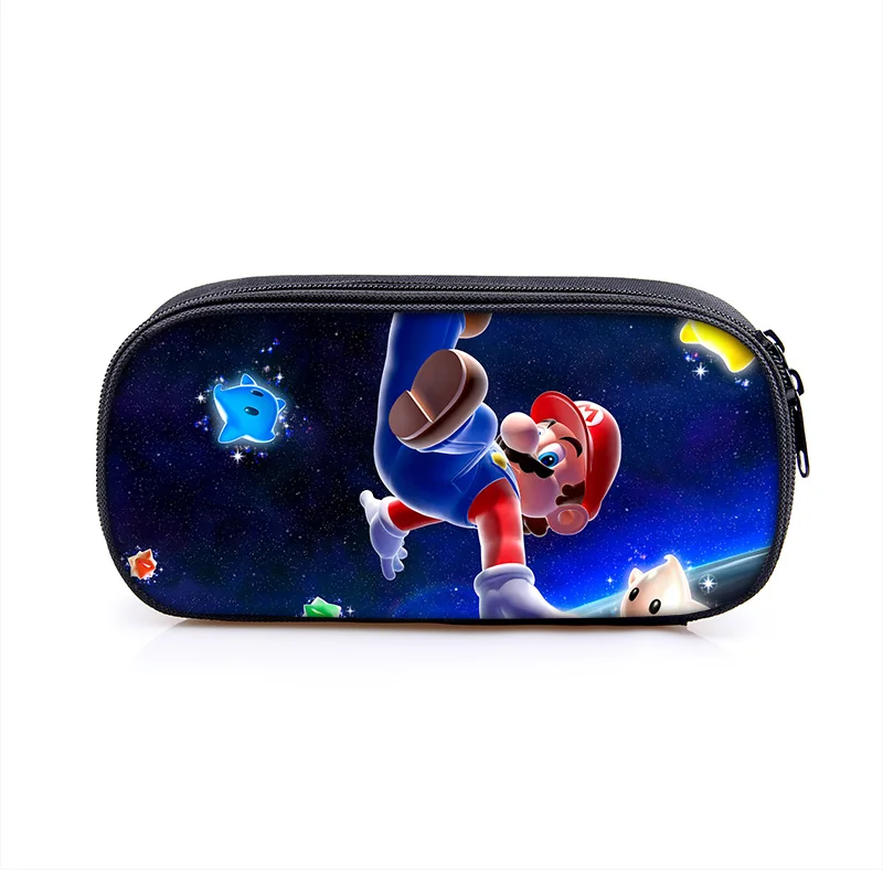Super Mario Bros Sonic Kids PencilBag, Студенческая сумка для детей, новая милая Высококачественная канцелярская сумка, пенал