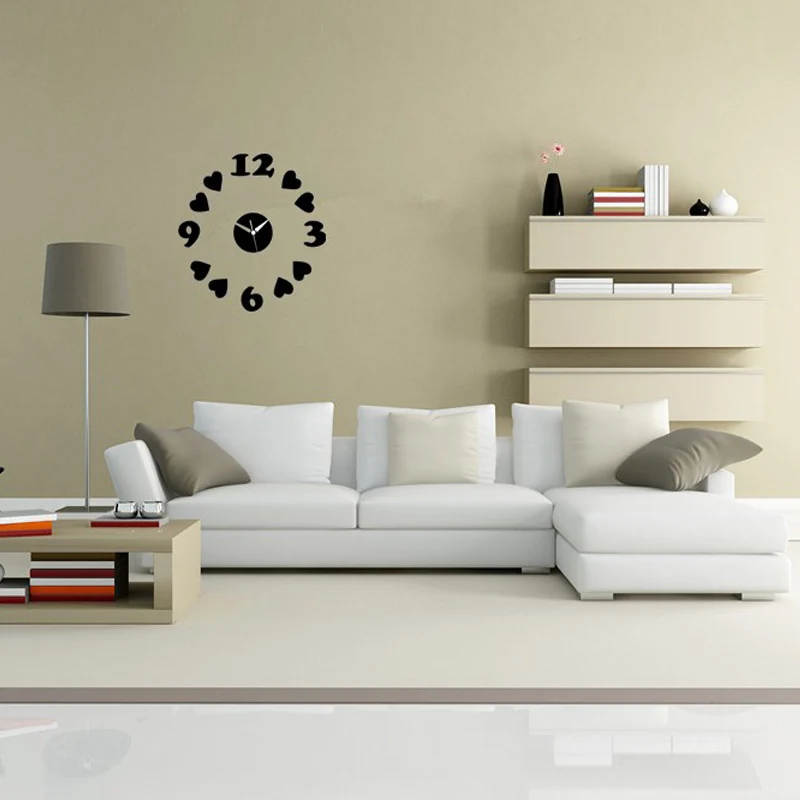 Винтажные настенные часы кварцевые современный дизайн reloj de pared horloge акриловая